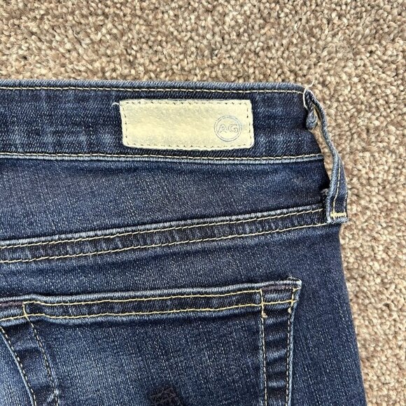 AG Womens The Legging Super Skinny Jeans Size 26 R Blue Low Rise Made in USA EUC - Picture 11 of 15